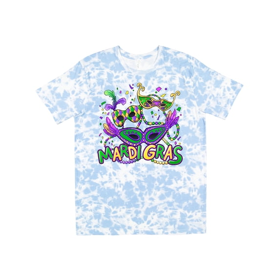 Inktastic Mardi Gras Masks and Beads T-Shirt