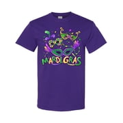 Inktastic Mardi Gras Masks and Beads T-Shirt
