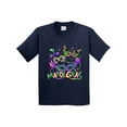 thumbnail image 1 of Inktastic Mardi Gras Masks and Beads Youth T-Shirt, 1 of 5