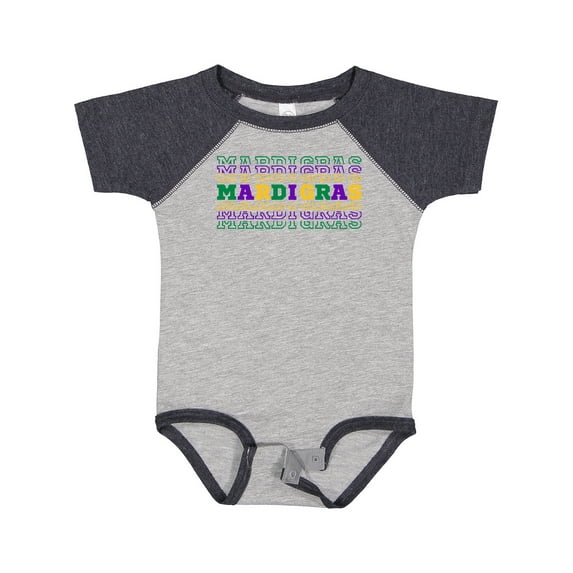 Inktastic Mardi Gras Mirror Words Boys or Girls Baby Bodysuit