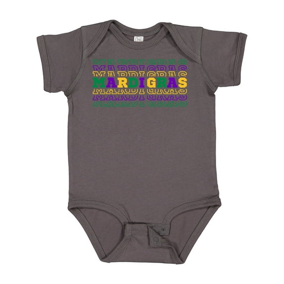 Inktastic Mardi Gras Mirror Words Boys or Girls Baby Bodysuit