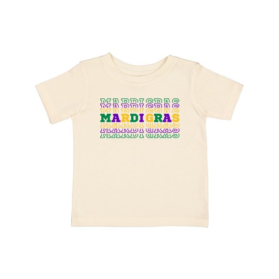 Inktastic Mardi Gras Mirror Words Boys or Girls Baby T-Shirt