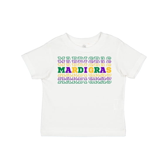 Inktastic Mardi Gras Mirror Words Boys or Girls Toddler T-Shirt