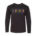 thumbnail image 1 of Inktastic Mardi Gras Mirror Words Long Sleeve Youth T-Shirt, 1 of 5