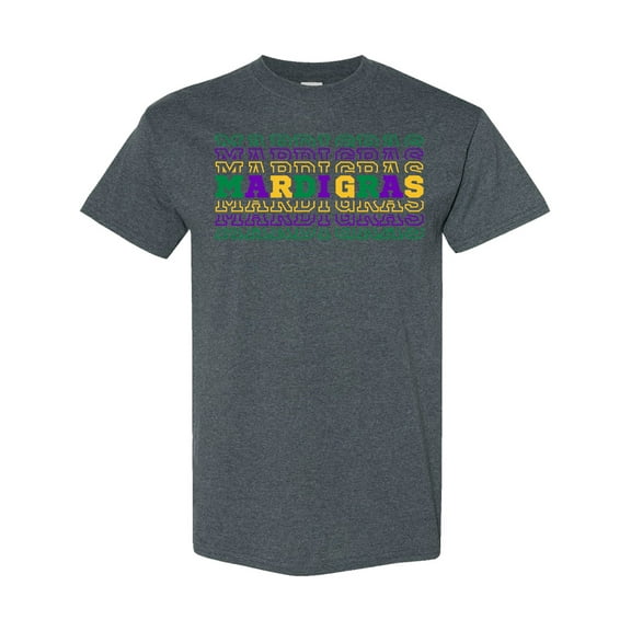 Inktastic Mardi Gras Mirror Words T-Shirt