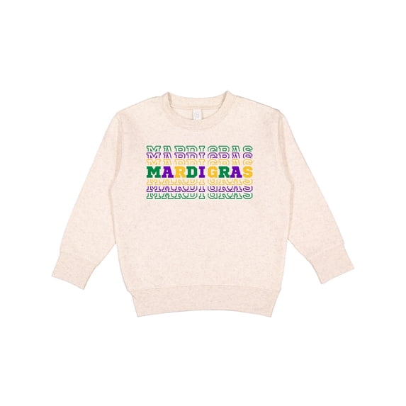 Inktastic Mardi Gras Mirror Words Toddler Sweatshirt