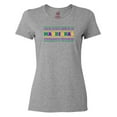 thumbnail image 1 of Inktastic Mardi Gras Mirror Words Women's T-Shirt, 1 of 5