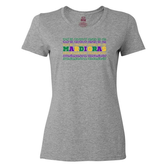 Inktastic Mardi Gras Mirror Words Women's T-Shirt