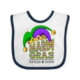 thumbnail image 1 of Inktastic Mardi Gras New Orleans Louisiana Jester Hat Boys or Girls Baby Bib, 1 of 4