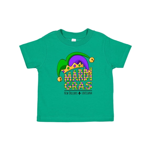 Inktastic Mardi Gras New Orleans Louisiana Jester Hat Boys or Girls Baby T-Shirt