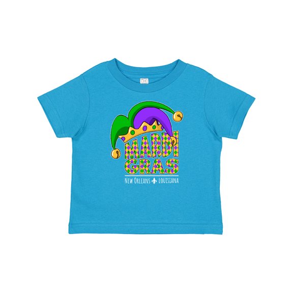 Inktastic Mardi Gras New Orleans Louisiana Jester Hat Boys or Girls Baby T-Shirt