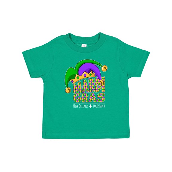 Inktastic Mardi Gras New Orleans Louisiana Jester Hat Boys or Girls Baby T-Shirt
