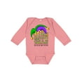 thumbnail image 1 of Inktastic Mardi Gras New Orleans Louisiana Jester Hat Boys or Girls Long Sleeve Baby Bodysuit, 1 of 5