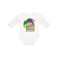 thumbnail image 1 of Inktastic Mardi Gras New Orleans Louisiana Jester Hat Boys or Girls Long Sleeve Baby Bodysuit, 1 of 5
