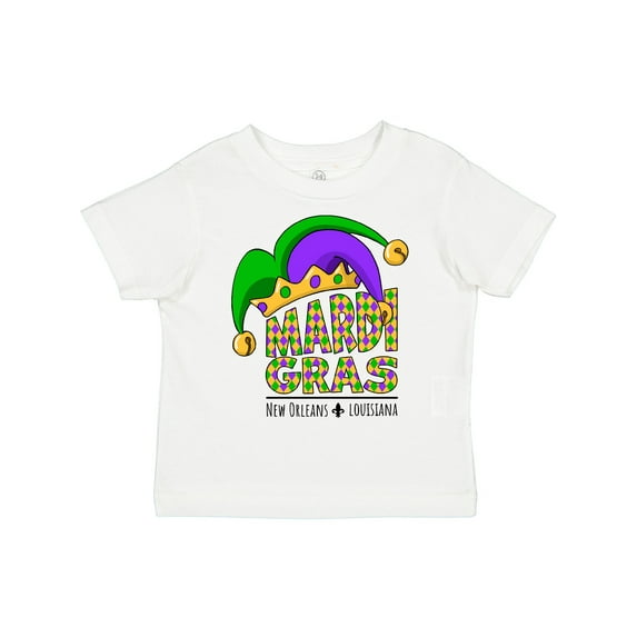 Inktastic Mardi Gras New Orleans Louisiana Jester Hat Boys or Girls Toddler T-Shirt