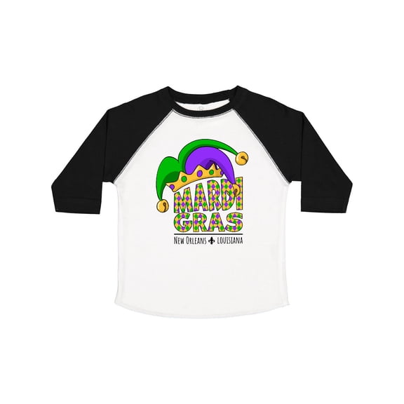 Inktastic Mardi Gras New Orleans Louisiana Jester Hat Boys or Girls Toddler T-Shirt