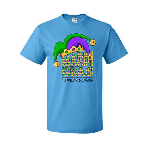 Inktastic Mardi Gras New Orleans Louisiana Jester Hat T-Shirt