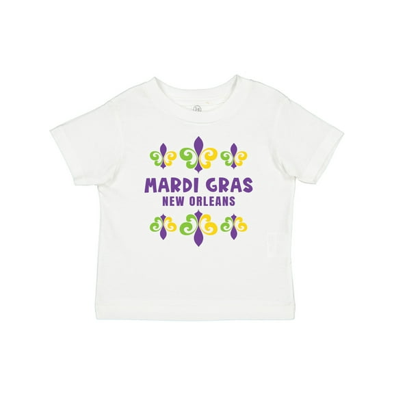 Inktastic Mardi Gras New Orleans with Fleur De Lis Trio Boys or Girls Baby T-Shirt
