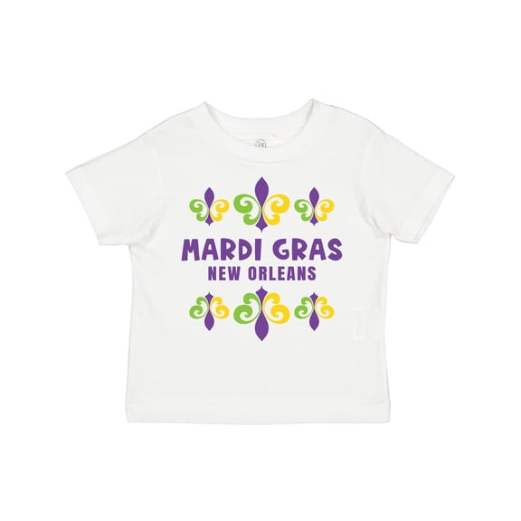 Inktastic Mardi Gras New Orleans with Fleur De Lis Trio Boys or Girls Toddler T-Shirt