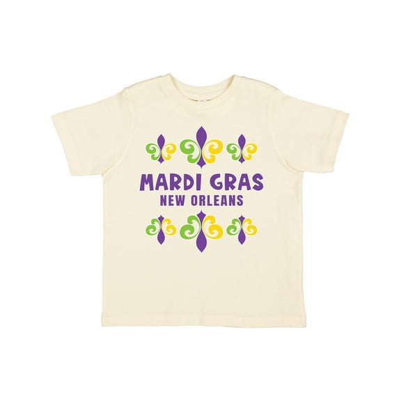 Inktastic Mardi Gras New Orleans with Fleur De Lis Trio Boys or Girls Toddler T-Shirt
