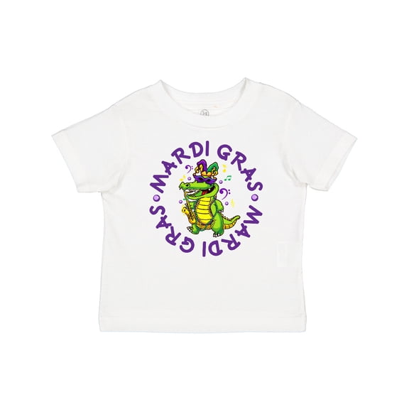 Inktastic Mardi Gras Party Alligator Boys or Girls Baby T-Shirt