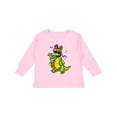 thumbnail image 1 of Inktastic Mardi Gras Party Alligator Boys or Girls Long Sleeve Toddler T-Shirt, 1 of 5