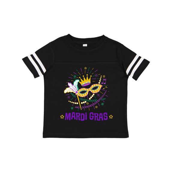 Inktastic Mardi Gras Party Crown Mask Boys or Girls Toddler T-Shirt