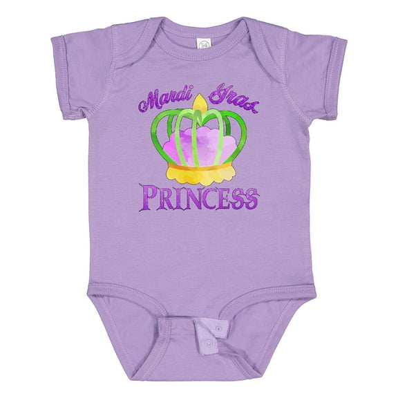 Inktastic Mardi Gras Princess Girls Baby Bodysuit