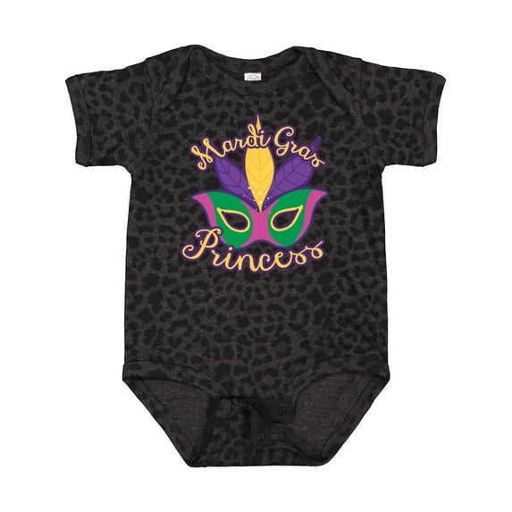 Inktastic Mardi Gras Princess Girls Baby Bodysuit
