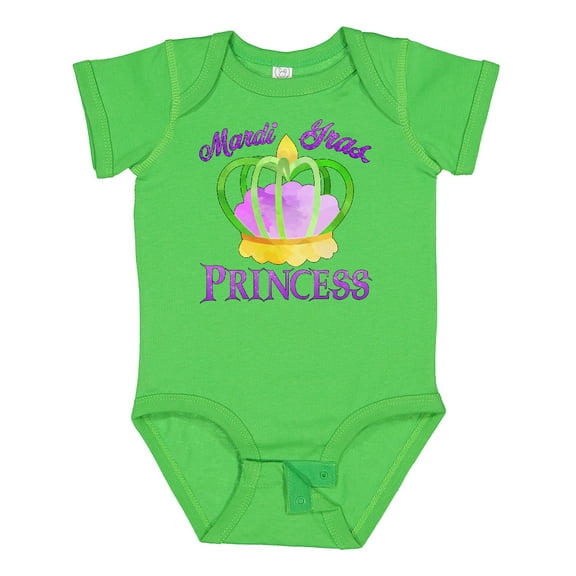 Inktastic Mardi Gras Princess Girls Baby Bodysuit