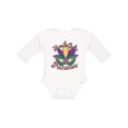 thumbnail image 1 of Inktastic Mardi Gras Princess Girls Long Sleeve Baby Bodysuit, 1 of 5