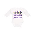 thumbnail image 1 of Inktastic Mardi Gras Princess Girls Long Sleeve Baby Bodysuit, 1 of 5