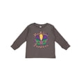 thumbnail image 1 of Inktastic Mardi Gras Princess Girls Long Sleeve Toddler T-Shirt, 1 of 5
