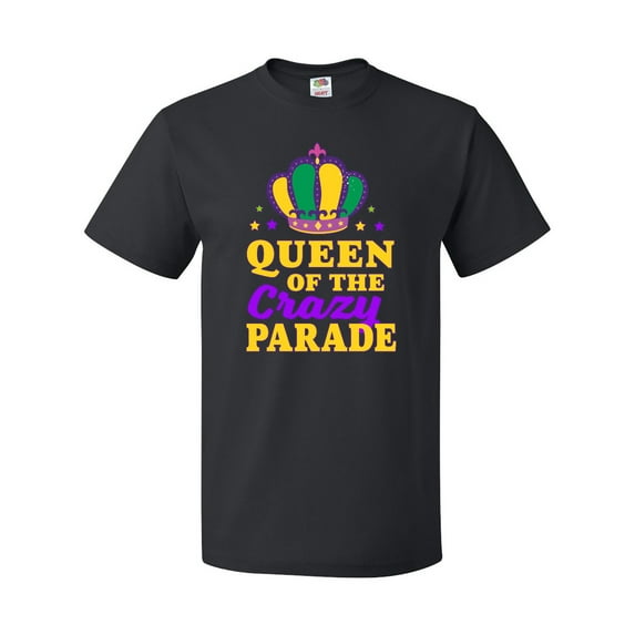 Inktastic Mardi Gras Queen of the Crazy Parade T-Shirt
