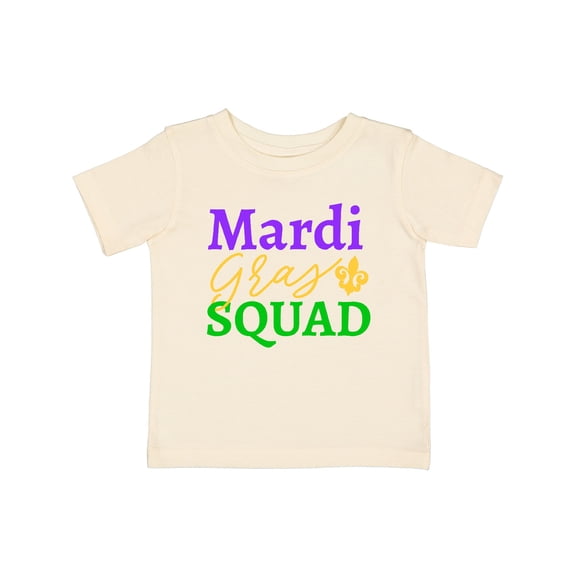 Inktastic Mardi Gras Squad with Fleur Di Lis Boys or Girls Baby T-Shirt