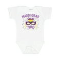 thumbnail image 1 of Inktastic Mardi Gras Time Party Mask Boys or Girls Baby Bodysuit, 1 of 5