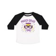 thumbnail image 1 of Inktastic Mardi Gras Time Party Mask Boys or Girls Toddler T-Shirt, 1 of 5
