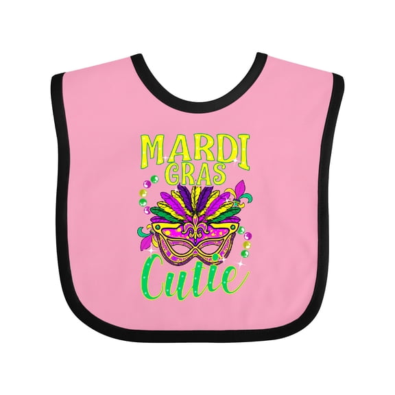 Inktastic Mardi Gras for Girls Girls Baby Bib