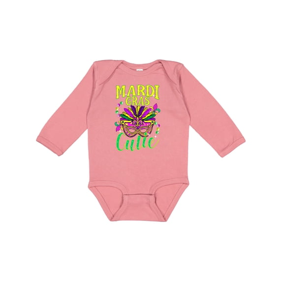 Inktastic Mardi Gras for Girls Girls Long Sleeve Baby Bodysuit