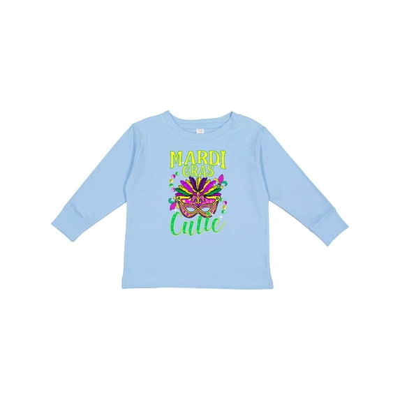 Inktastic Mardi Gras for Girls Girls Long Sleeve Toddler T-Shirt