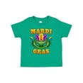 thumbnail image 1 of Inktastic Mardi Gras with Green Masquerade Mask Boys or Girls Toddler T-Shirt, 1 of 5