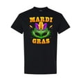 thumbnail image 1 of Inktastic Mardi Gras with Green Masquerade Mask T-Shirt, 1 of 5