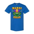thumbnail image 1 of Inktastic Mardi Gras with Green Masquerade Mask T-Shirt, 1 of 5