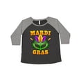thumbnail image 1 of Inktastic Mardi Gras with Green Masquerade Mask Women's Plus Size T-Shirt, 1 of 5