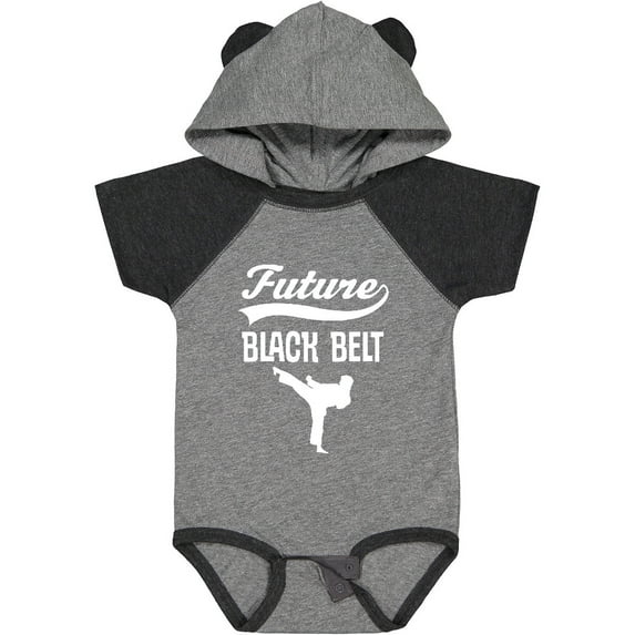 Inktastic Martial Arts Future Black Belt Karate Boys or Girls Baby Bodysuit