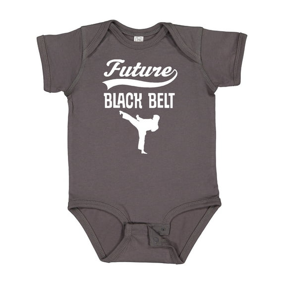 Inktastic Martial Arts Future Black Belt Karate Boys or Girls Baby Bodysuit