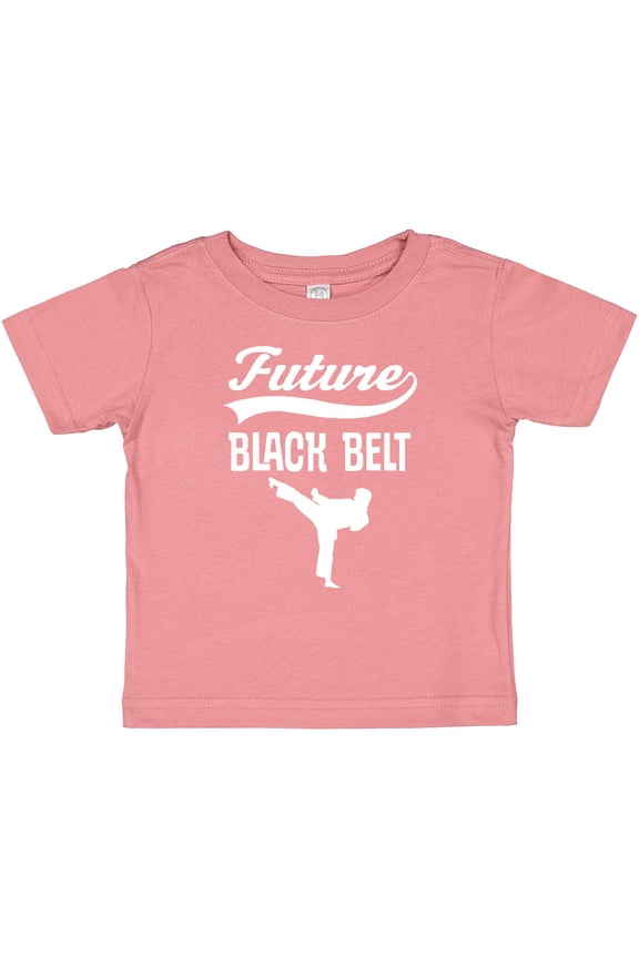 Martial Arts Future Black Belt Karate Boys or Girls Baby T-Shirt