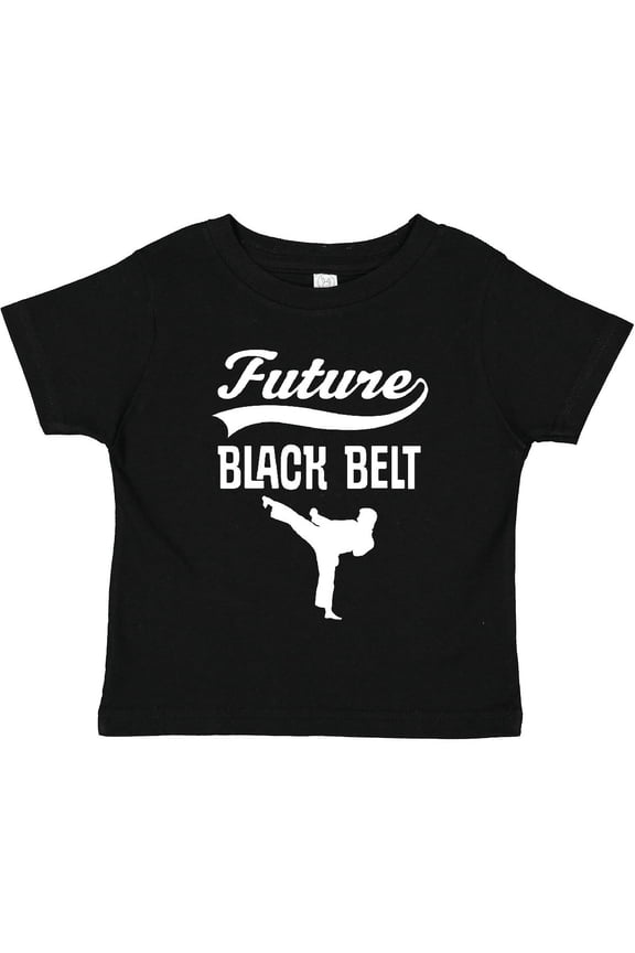 Martial Arts Future Black Belt Karate Boys or Girls Toddler T-Shirt