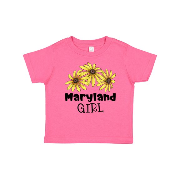 Inktastic Maryland Girl Black Eyed Susans Flowers Girls Baby T-Shirt