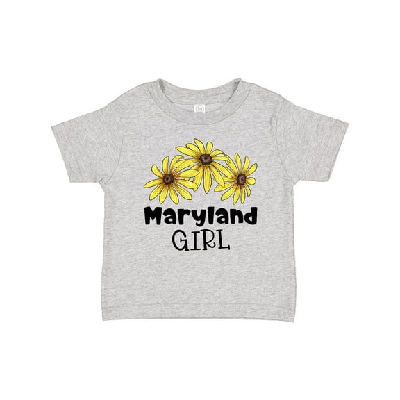 Inktastic Maryland Girl Black Eyed Susans Flowers Girls Baby T-Shirt